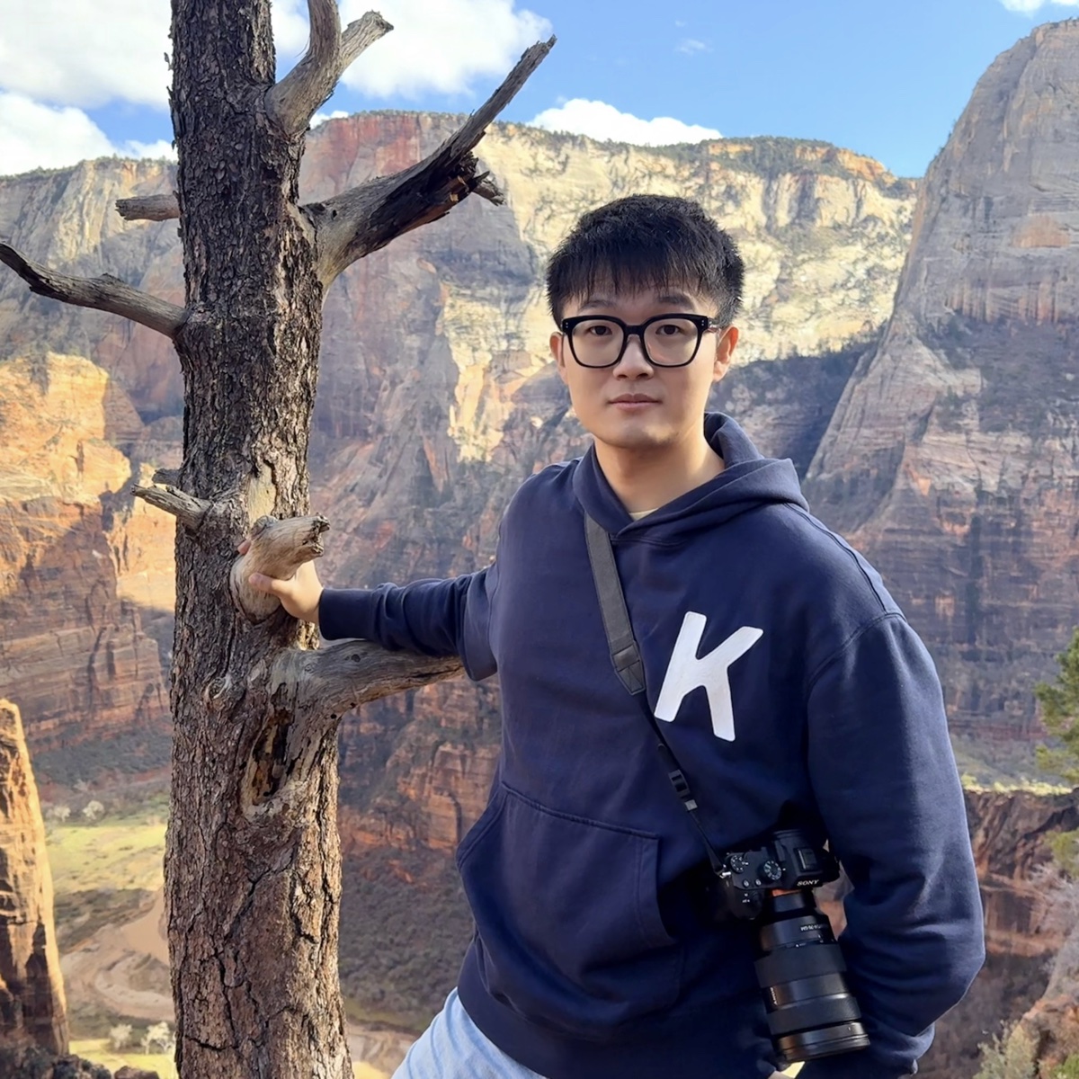 Ruixuan Zhang at Zion National Park